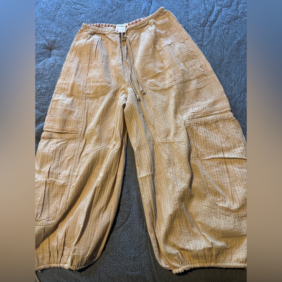 Free People Mustard Jacket and Cream Pants Set - Picture 6 of 6